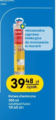 Kotwa chemiczna Fischer promocja w Castorama