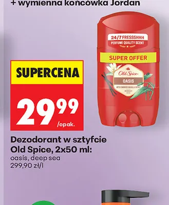 Dezodorant w sztyfcie Old Spice Oasis 2-pak promocja w Biedronka