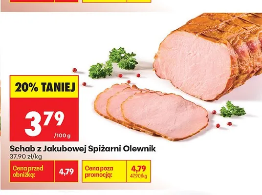 Schab z Jakubowej Spiżarni Olewnik promocja w Biedronka
