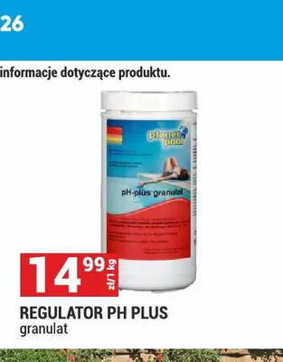 Regulator pH Plus granulat Planet Pool promocja w Merkury Market