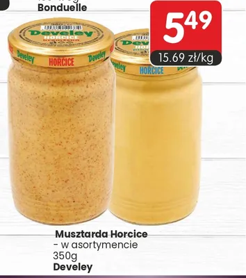 Musztarda Horcice Kremzska Develey promocja w Market Point