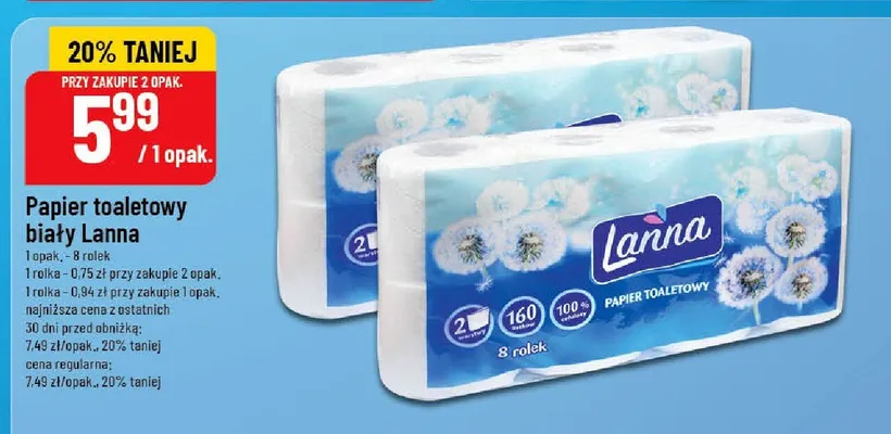 Papier toaletowy promocja w POLOmarket