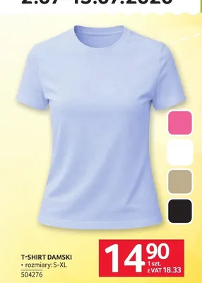 T-shirt damski promocja w Selgros