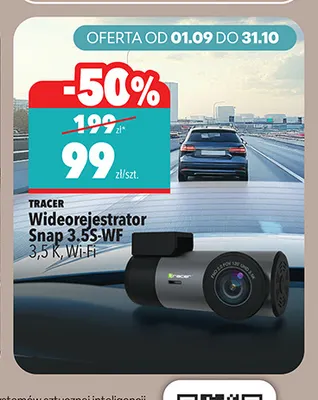 Wideorejestrator Snap 3,5S-WF 3,5 K Wi-Fi Tracer promocja w Biedronka