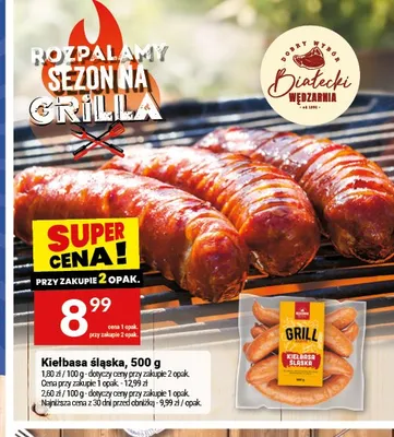 Kiełbasa śląska Białecki Wędzarnia promocja w Twój Market