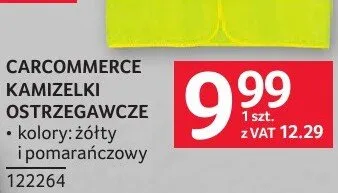 CarCommerce kamizelka ostrzegawcza 1 pomarszczowy promocja w Selgros