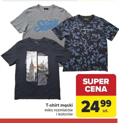T-shirt męski promocja w Carrefour