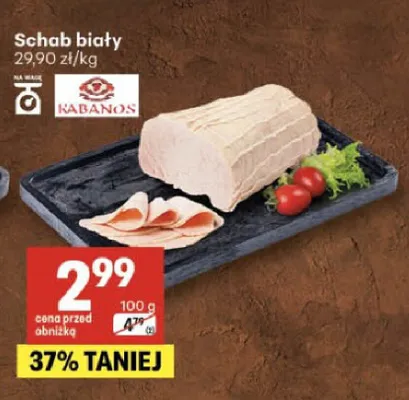 Schab biały Kabanos promocja w Delikatesy Centrum