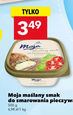 Moja maślany smak do smarowania pieczywa promocja w LEWIATAN