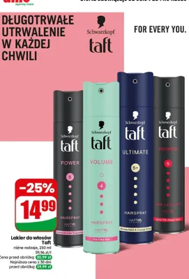 Lakier do włosów Taft różne rodzaje promocja w Dino