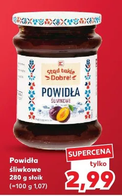 Powidła śliwkowe promocja w Kaufland