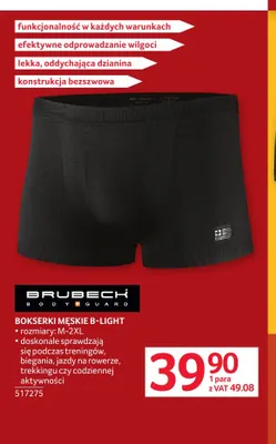 Bokserki męskie B-Light Brubeck promocja w Selgros