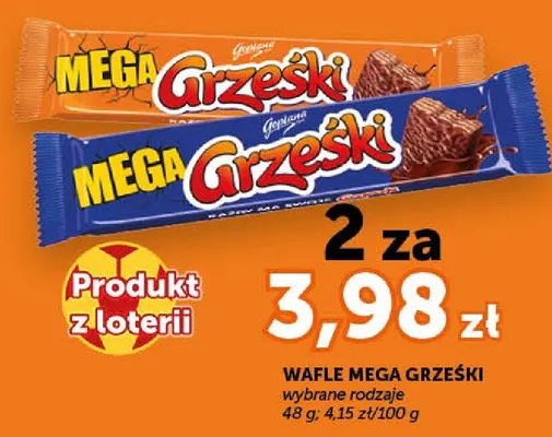 Wafel Mega Grześki Goplana promocja w Groszek