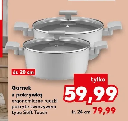 Garnek z pokrywką śr. 24 cm promocja w Kaufland