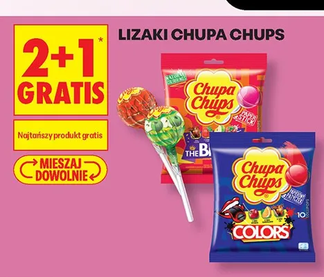 Lizaki Chupa Chups promocja w Biedronka