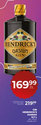 Gin Oasium promocja w Duży Ben