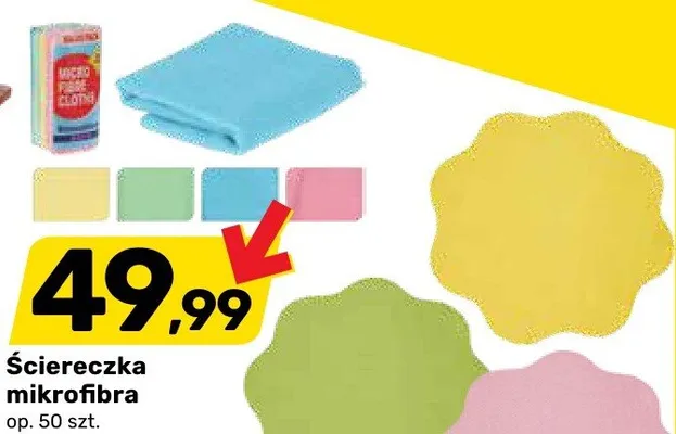 Ściereczka mikrofibra promocja w Bricomarche