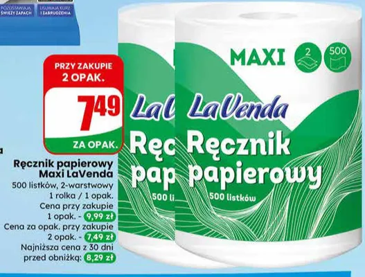 Ręcznik papierowy Maxi promocja w Dino