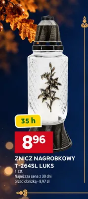 Znicz nagrobkowy T-264SL Luks promocja w Stokrotka