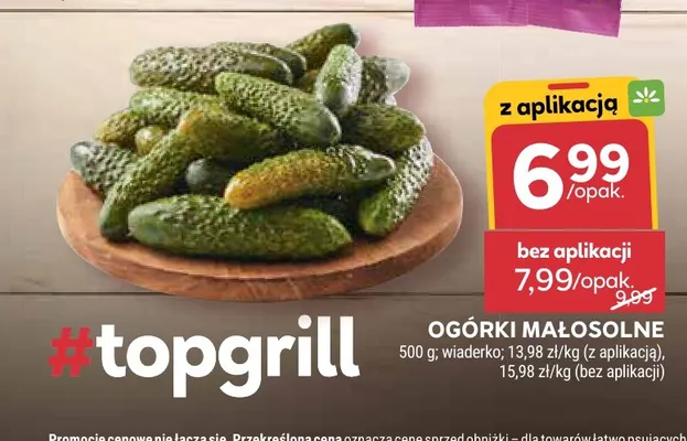 Ogórki małosolne promocja w Stokrotka