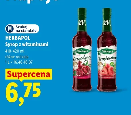 Syrop z witaminami Herbapol Grenadyna promocja w Lidl
