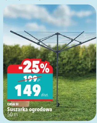 Suszarka ogrodowa 30 m promocja w Biedronka Home