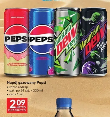 Napój gazowany Mountain Dew Pitch Black promocja w Makro