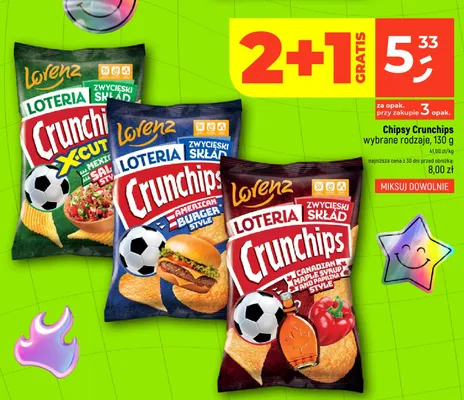 Chipsy Crunchips American Burger Style promocja w Dealz