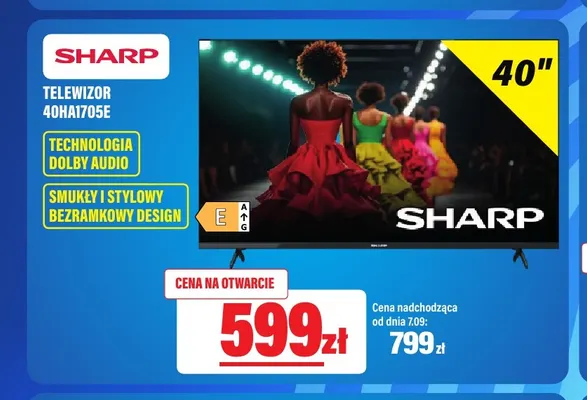 Telewizor Sharp 40HA1705E 40" promocja w RTV EURO AGD