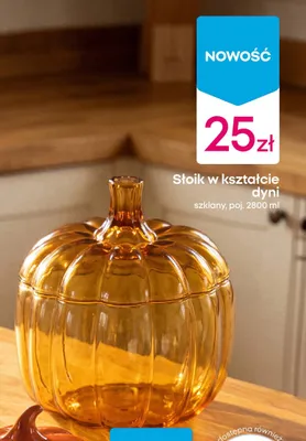 Słoik szklany w kształcie dyni promocja w Pepco