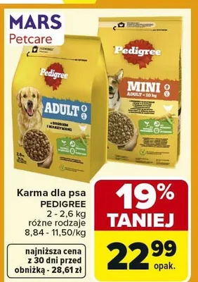 Karma dla psa Adult promocja w Carrefour