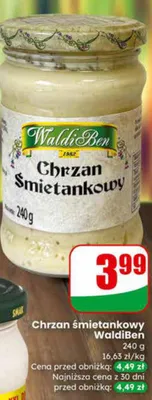 Chrzan śmietankowy promocja w Dino