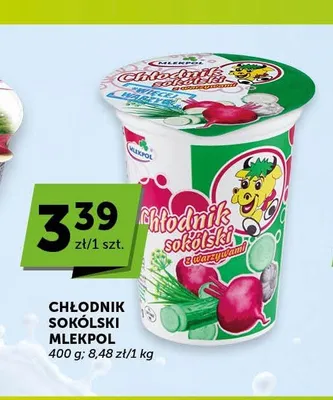Chłodnik Sokólski Mlekpol promocja w Euro Sklep