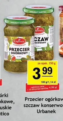 Szczaw konserwowy Urbanek promocja w Gram Market