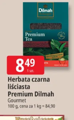 Herbata czarna liściasta Premium Dilmah promocja w Leclerc
