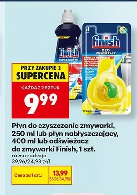 Płyn do czyszczenia zmywarki Finish promocja w Biedronka