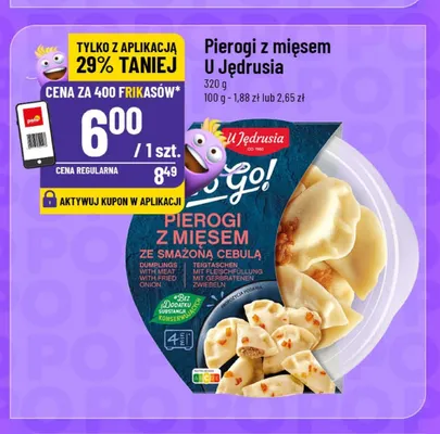 Pierogi z mięsem U Jędrusia promocja w POLOmarket