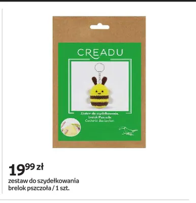 Zestaw do szydełkowania brelok pszczoła Creadu promocja w Empik