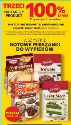Wszystkie gotowe mieszanki do wypieków promocja w Kaufland