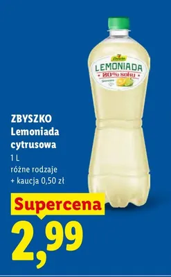 Lemoniada cytrusowa Zbyszko promocja w Lidl