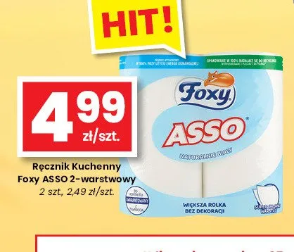 Ręcznik kuchenny Foxy Asso 2-warstwowy promocja w emma MARKET