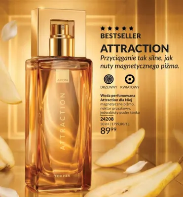 Woda perfumowana Avon Attraction dla Niej promocja w AVON