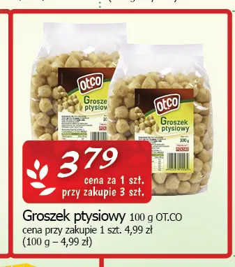 Groszek ptysiowy Ot.co promocja w CEZAR Delikatesy