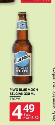 Piwo Blue Moon Belgian 330ml promocja w Selgros