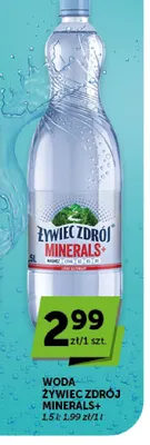 Woda niegazowana Żywiec Zdrój Minerals+ promocja w Euro Sklep