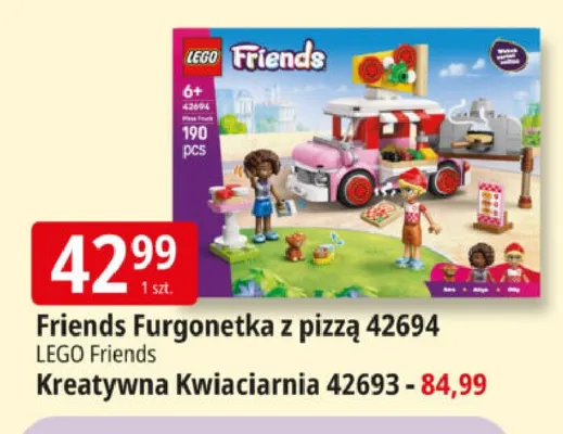 Klocki Friends Furgonetka z pizzą 42694 LEGO promocja w Leclerc