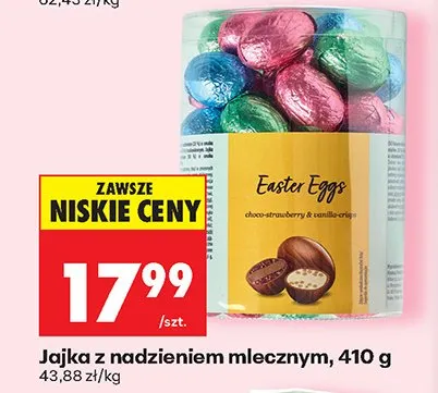 Jajka z nadzieniem mlecznym Easter Eggs promocja w Biedronka