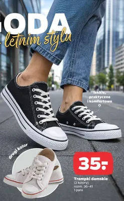 Trampki damskie promocja w Netto
