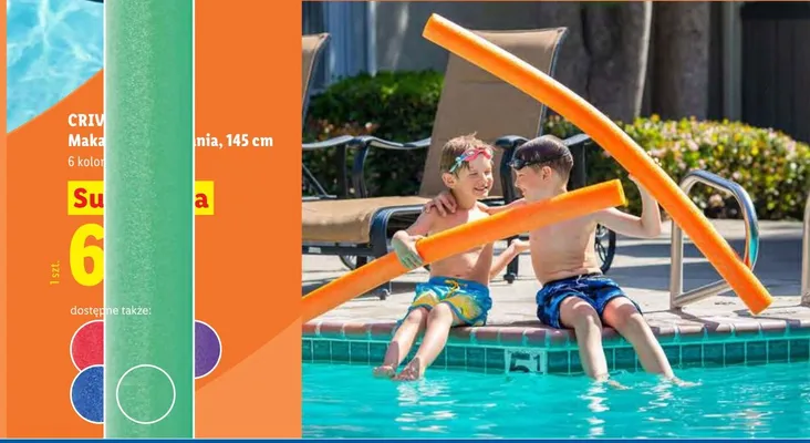 Makaron do pływania CRIVIT 145cm promocja w Lidl
