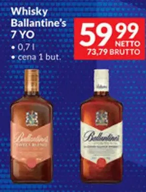 Whisky Ballantine's Sweet blend promocja w Makro